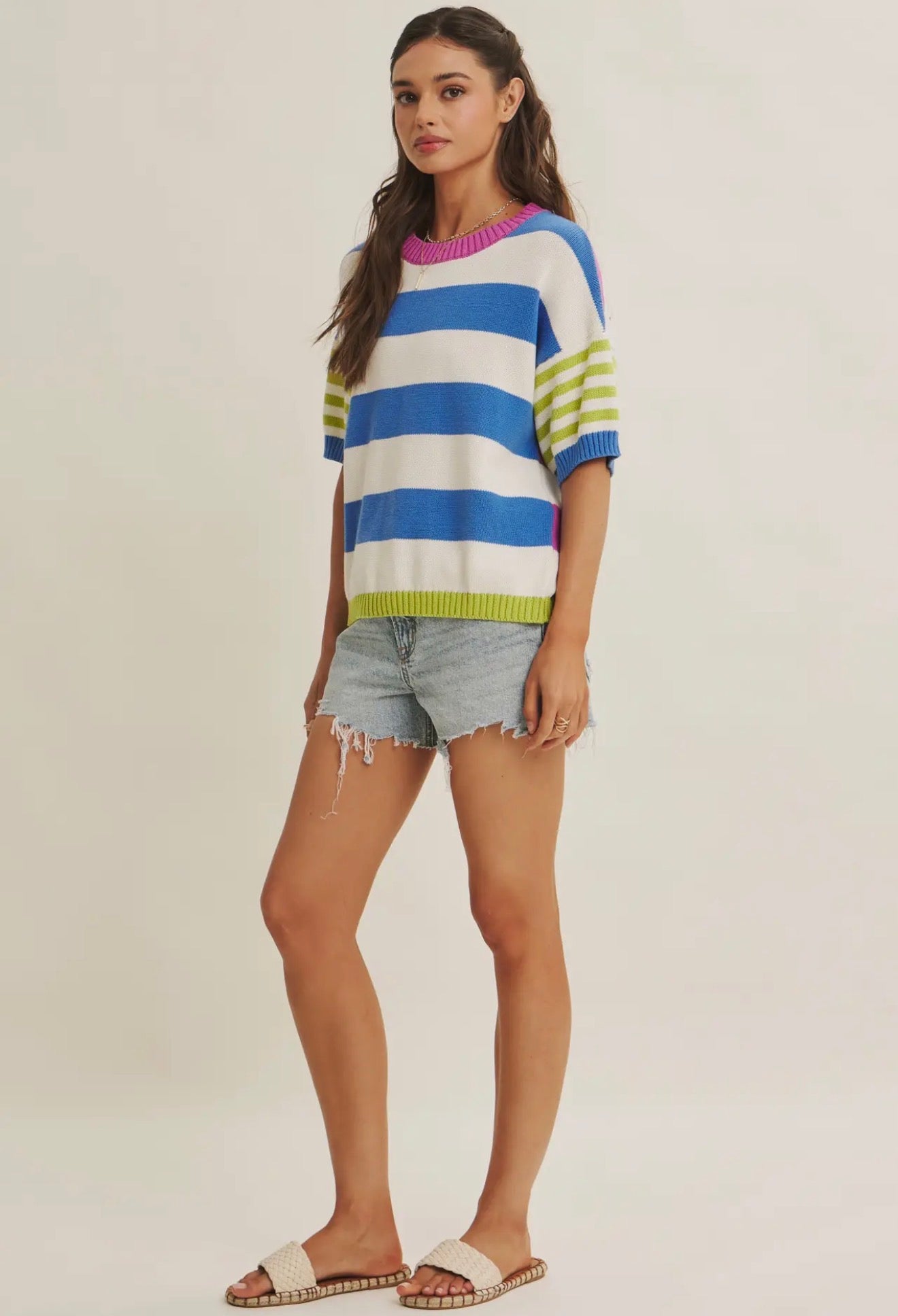 Color Pop Knit Top