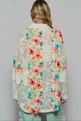 Balloon Sleeve Floral Printed Top