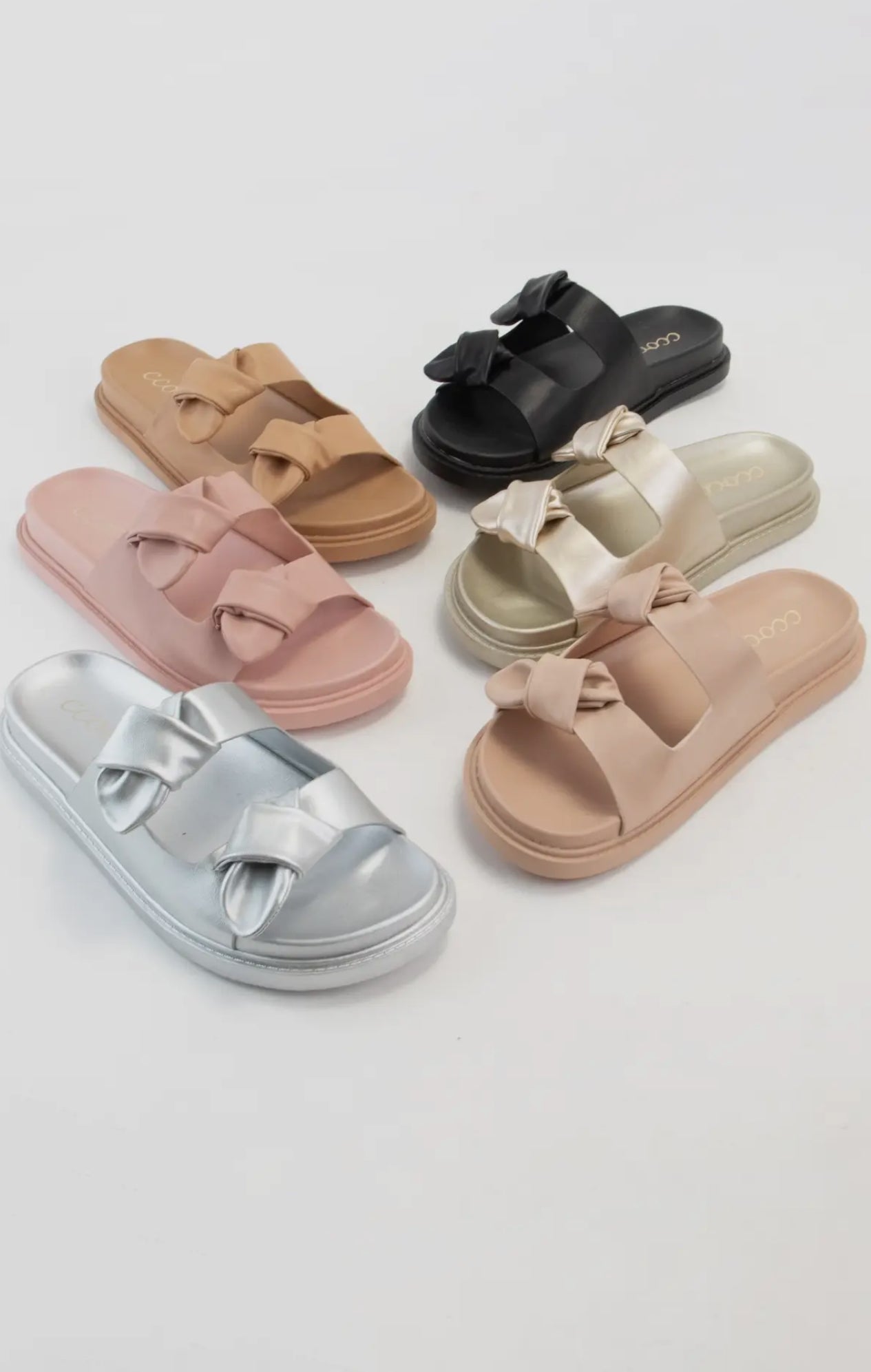 Billie Double Strap Slip-On Sandals