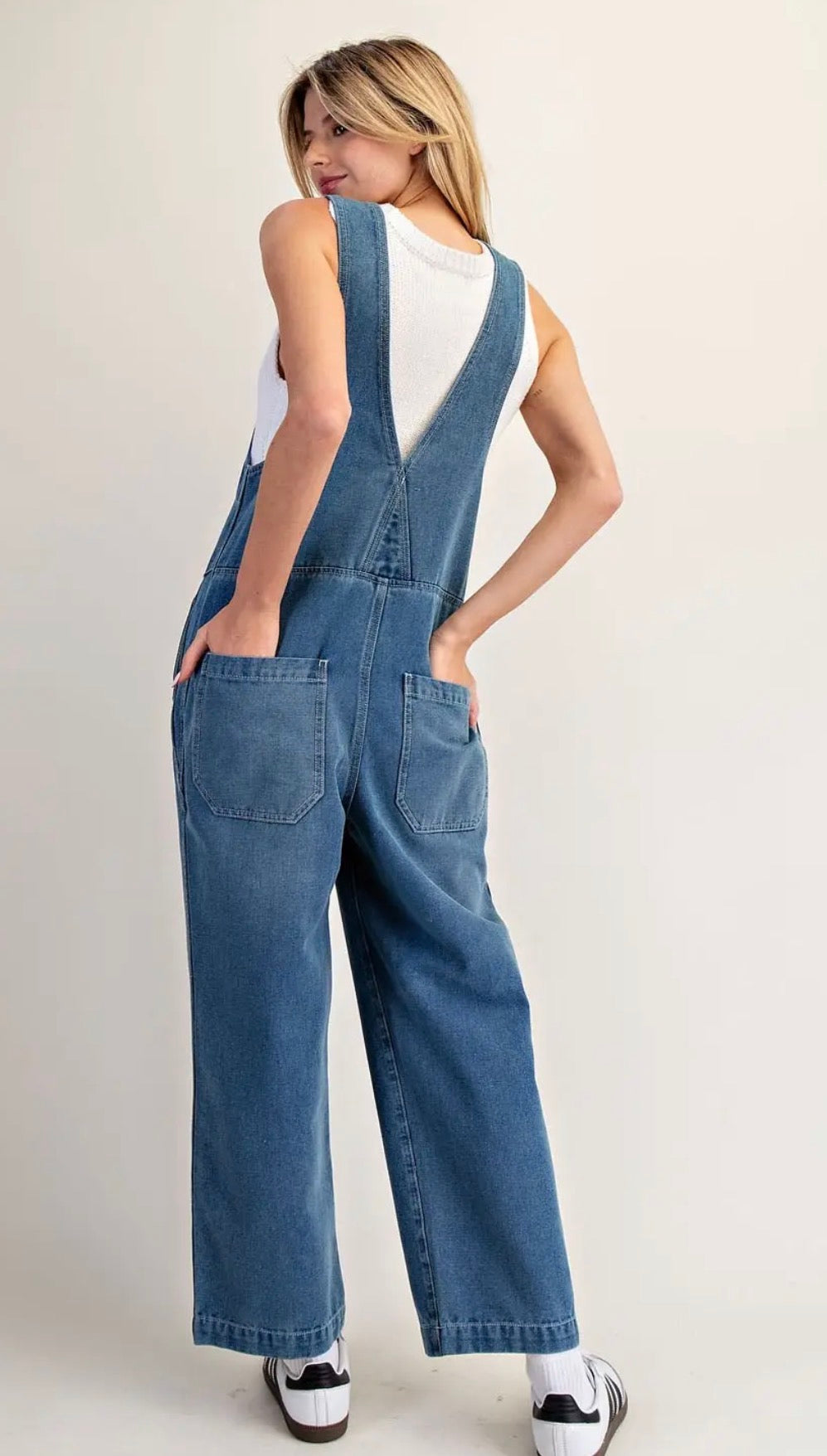 Sleeveless Zip Utility Jumpsuit