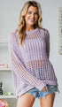 Lavender Dreams Crochet Sweater