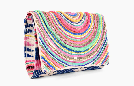 New Confetti Embellished Clutch Bag