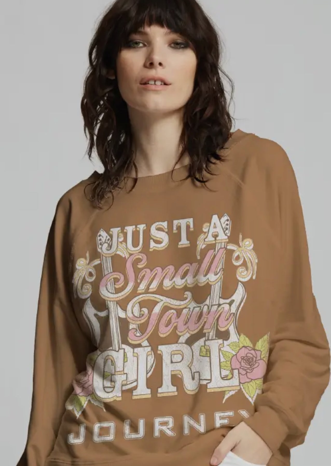 Recycled Karma – Journey “Small Town Girl” Sweatshirt