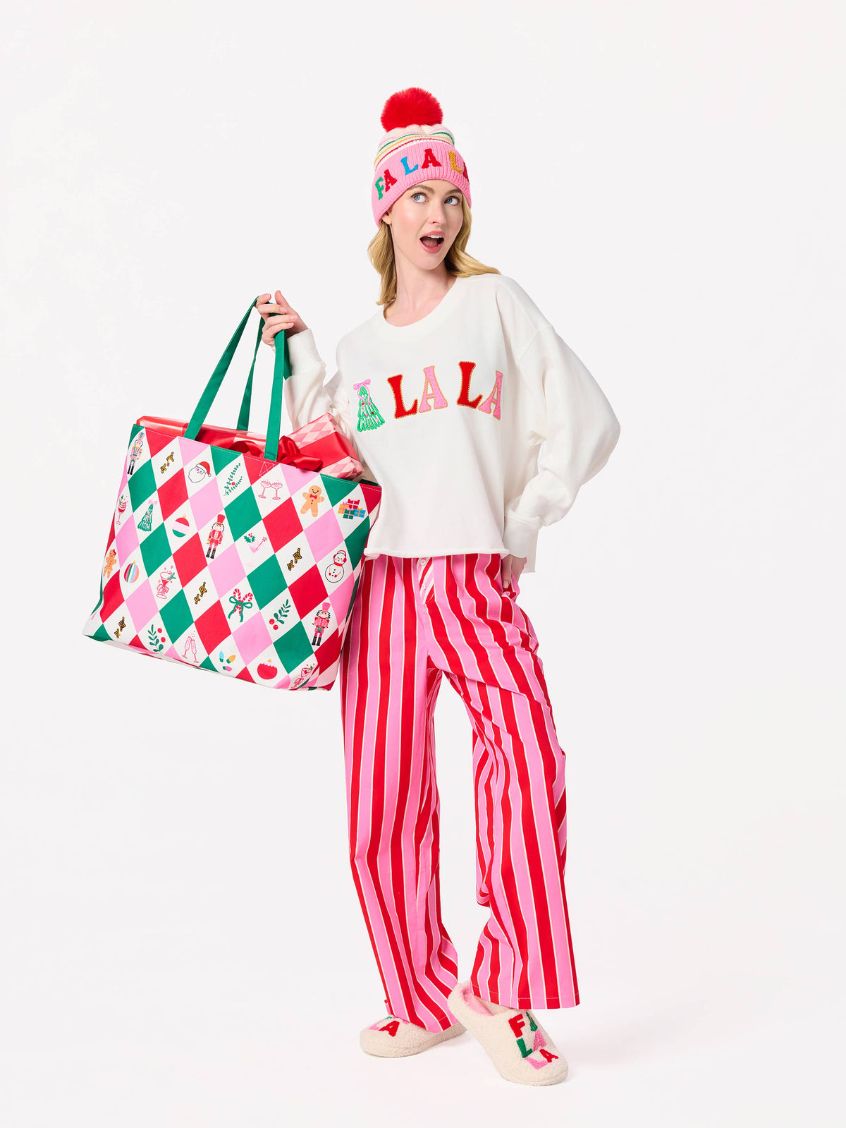 Fa La La Lightweight Sweatshirt 🎄💕