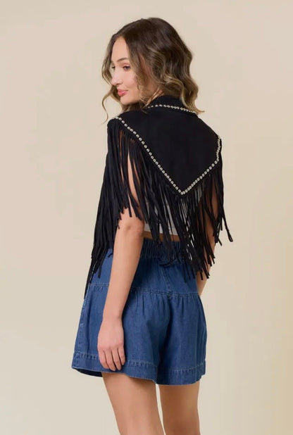 Darling Fringe Shrug
