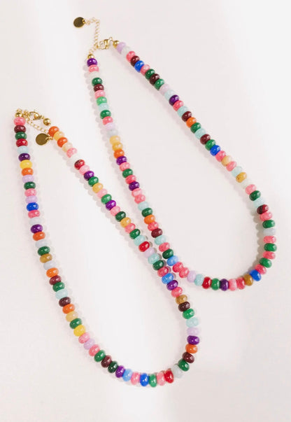 Wendy Beaded Necklace - Rainbow