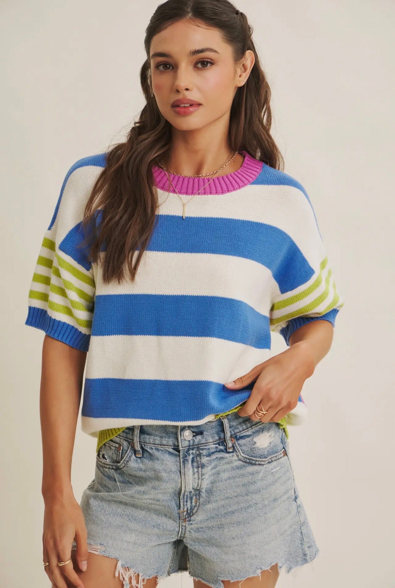 Color Pop Knit Top