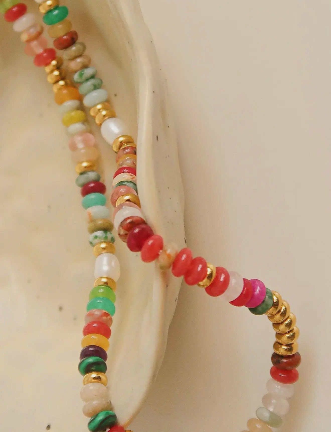 Sunny Boho Non-Tarnish Beaded Necklace