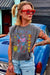 ELECTRIC COWBOY MIDRIFF BOXY MUSCLE CROP TOP