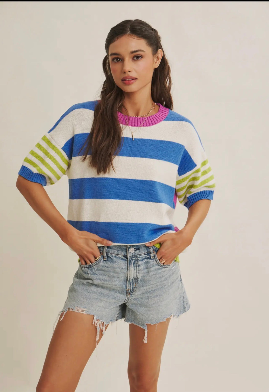 Color Pop Knit Top
