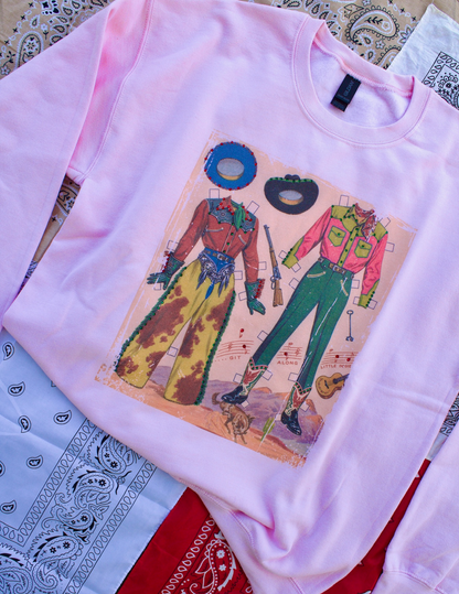 RODEO DRESS UP TEE | CREWNECK: LARGE / AMERICAN APPAREL MUSCLE TANK