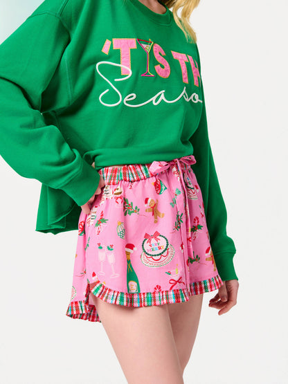 Merry Ruffle Shorts 🎀🎄