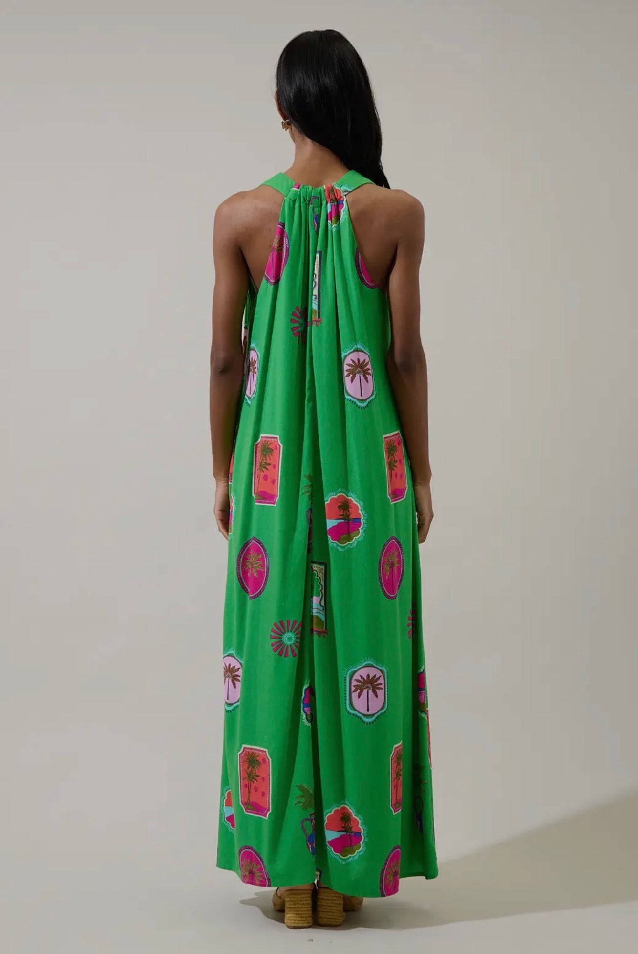Tropical Postcard Maxi Dress