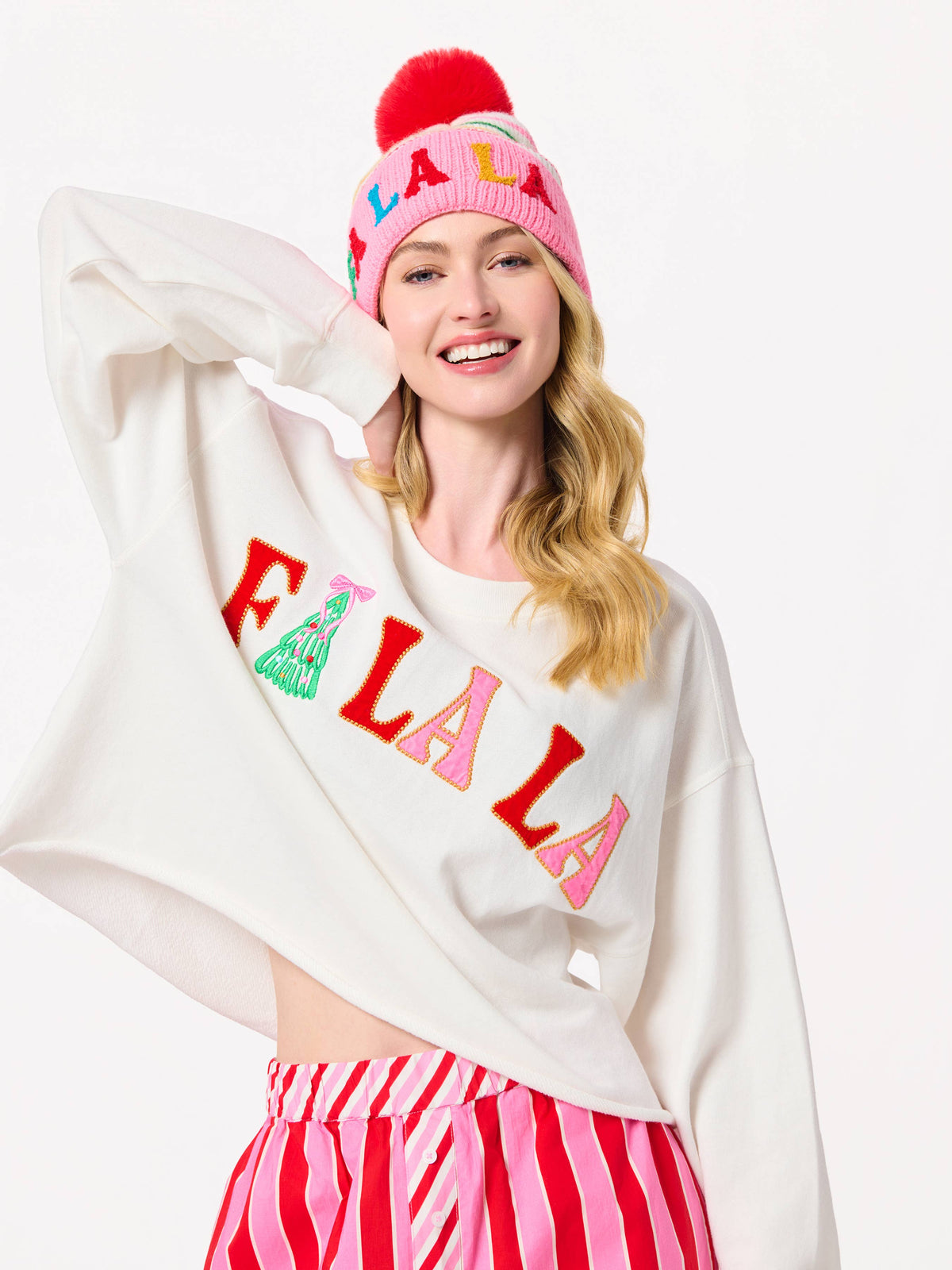 Fa La La Lightweight Sweatshirt 🎄💕
