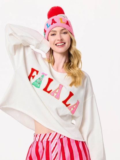 Fa La La Lightweight Sweatshirt 🎄💕