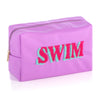 SWIM" ZIP POUCH, LILAC