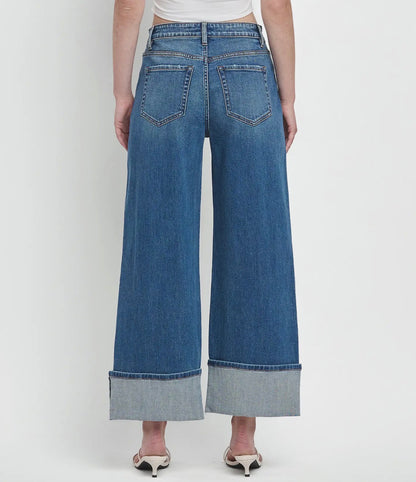 Cuff Baggy Wide Jean