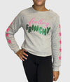 Tween: Extra Grinchy Sequin Sweatshirt