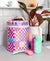 Barrel Toiletry Bag – Multi Checkered