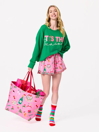 Merry Ruffle Shorts 🎀🎄