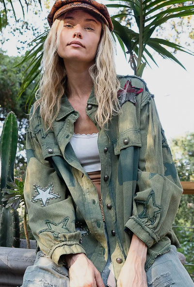 POL: Star Denim Jacket