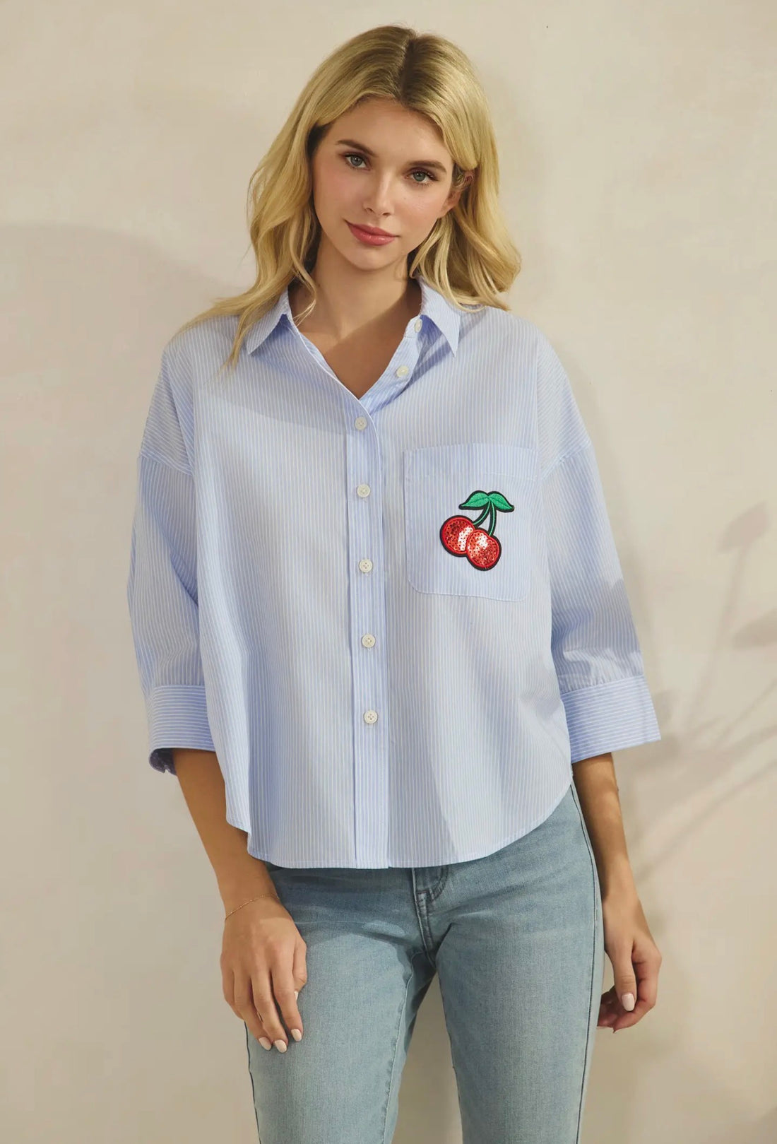 Cherry Pop Sequin Top