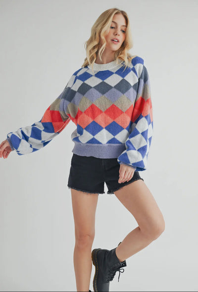 Urban Geometric Sweater