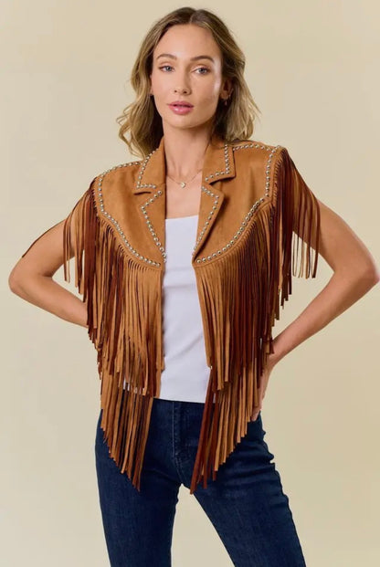 Darling Fringe Shrug