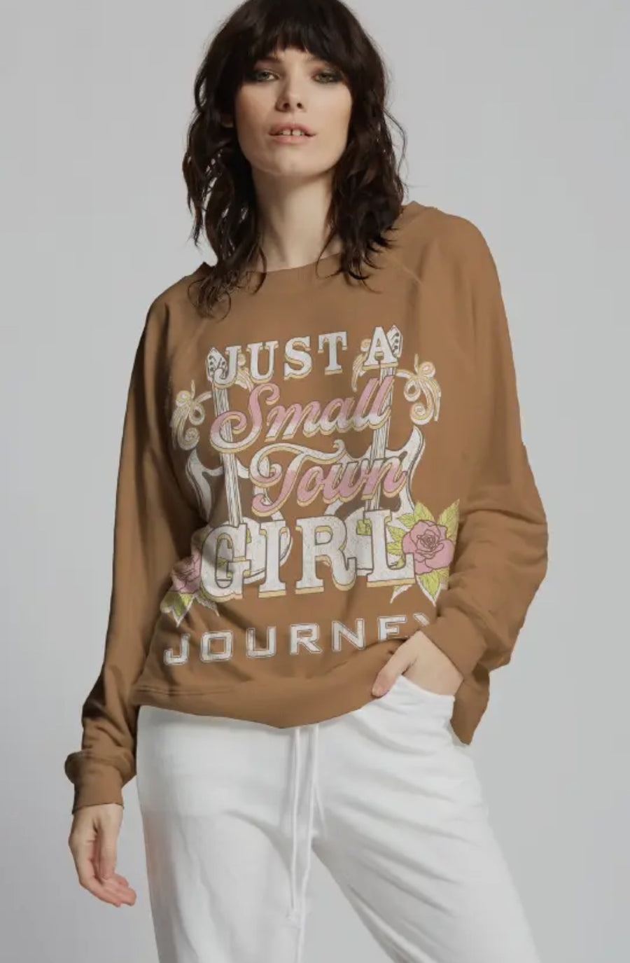 Recycled Karma – Journey “Small Town Girl” Sweatshirt