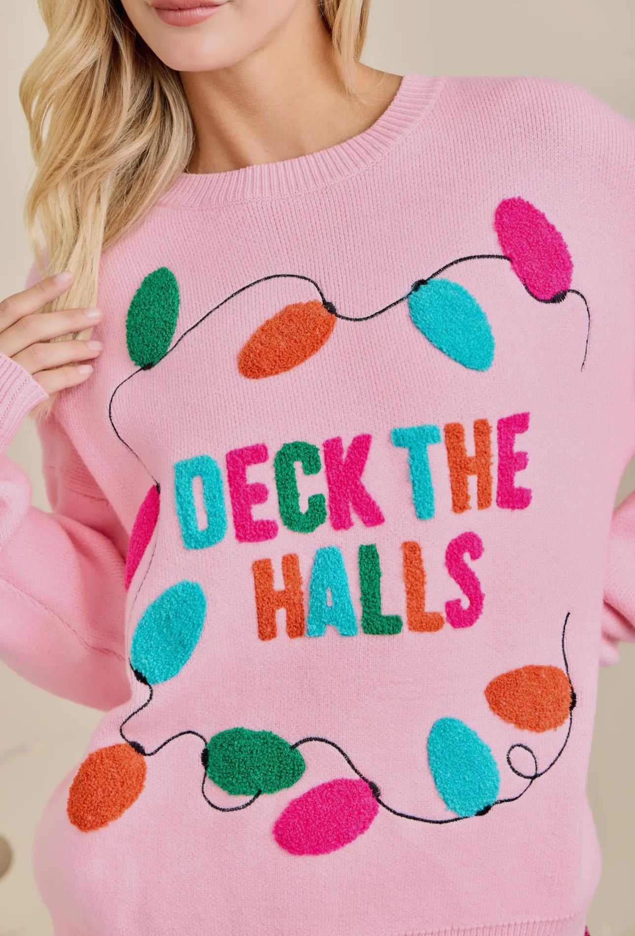 DECK THE HALLS SWEATER  TOP