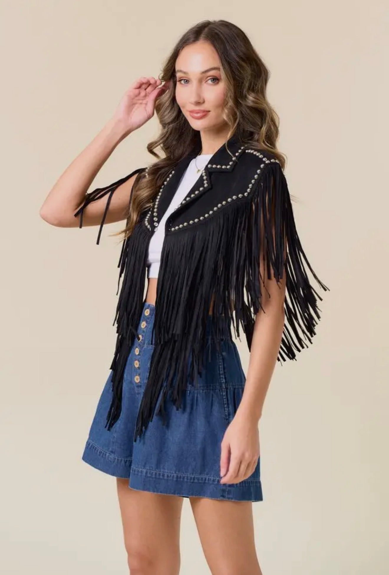 Darling Fringe Shrug