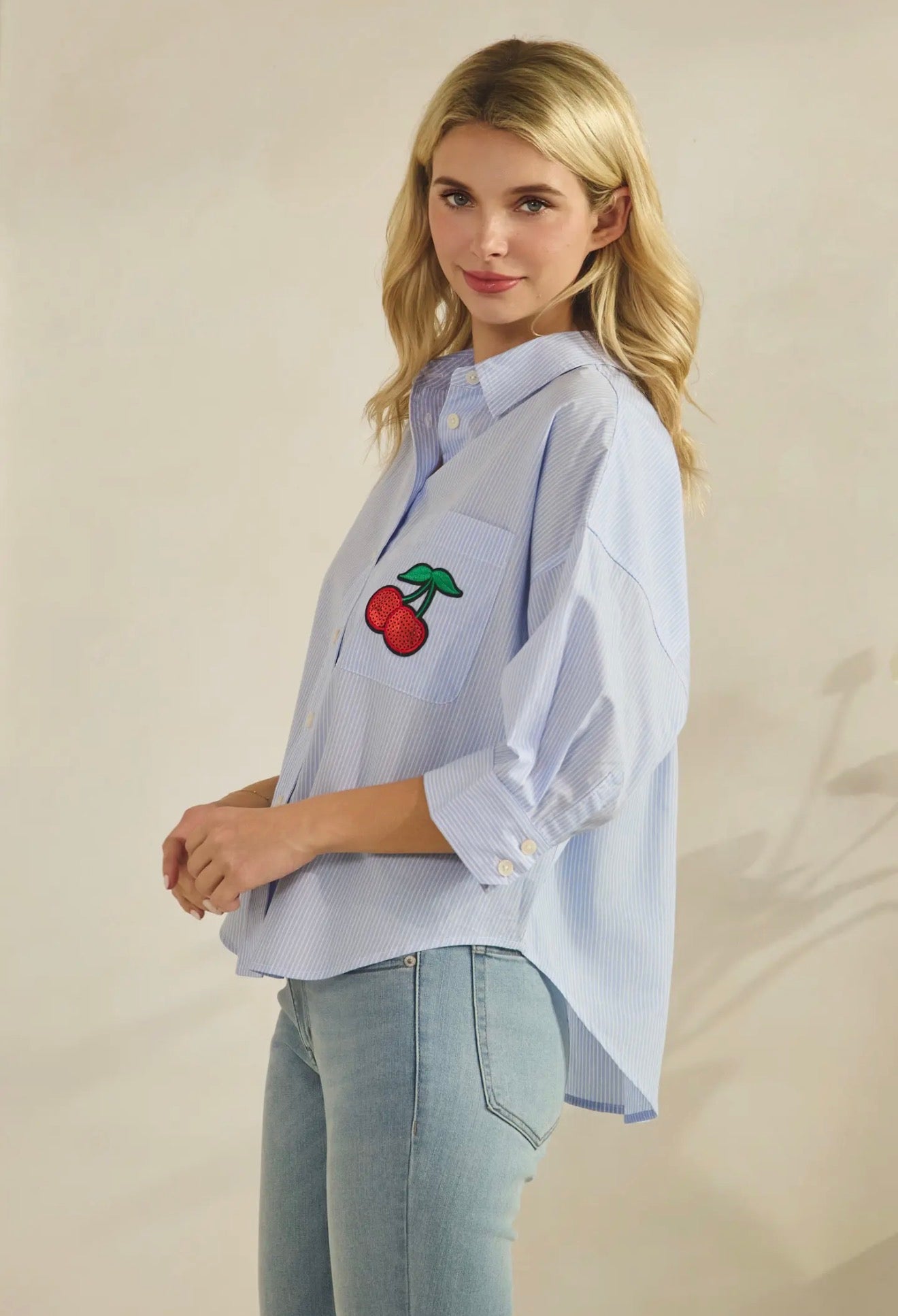 Cherry Pop Sequin Top