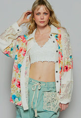 Balloon Sleeve Floral Printed Top
