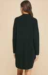 Pinch: Mock Neck Front Pocket Sweater Dress