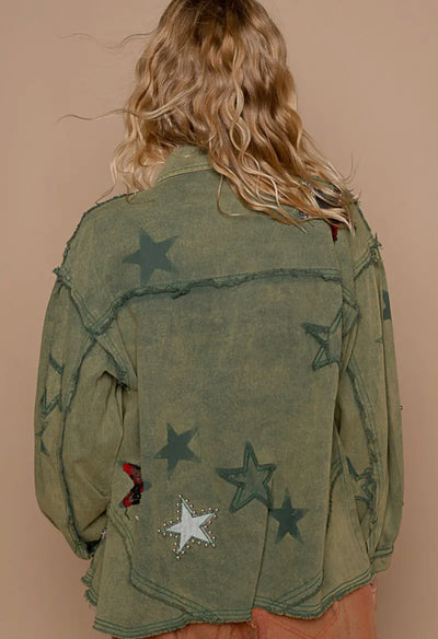 POL: Star Denim Jacket