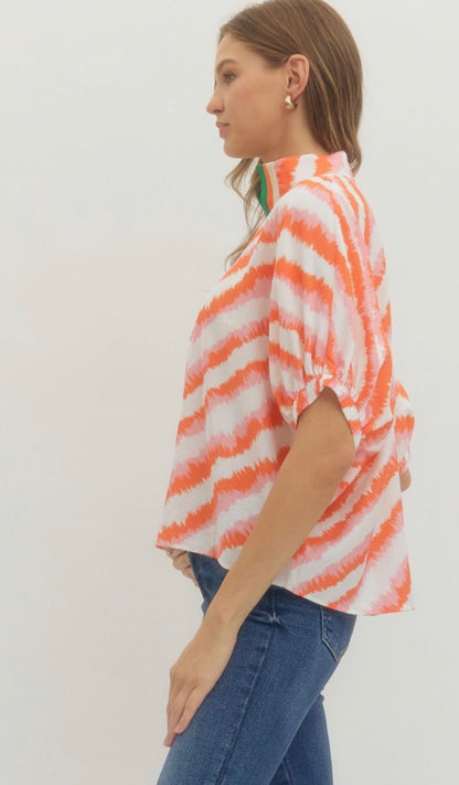 Tangerine Tide Top