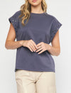 Stud Top (Charcol, Brown, & Olive)