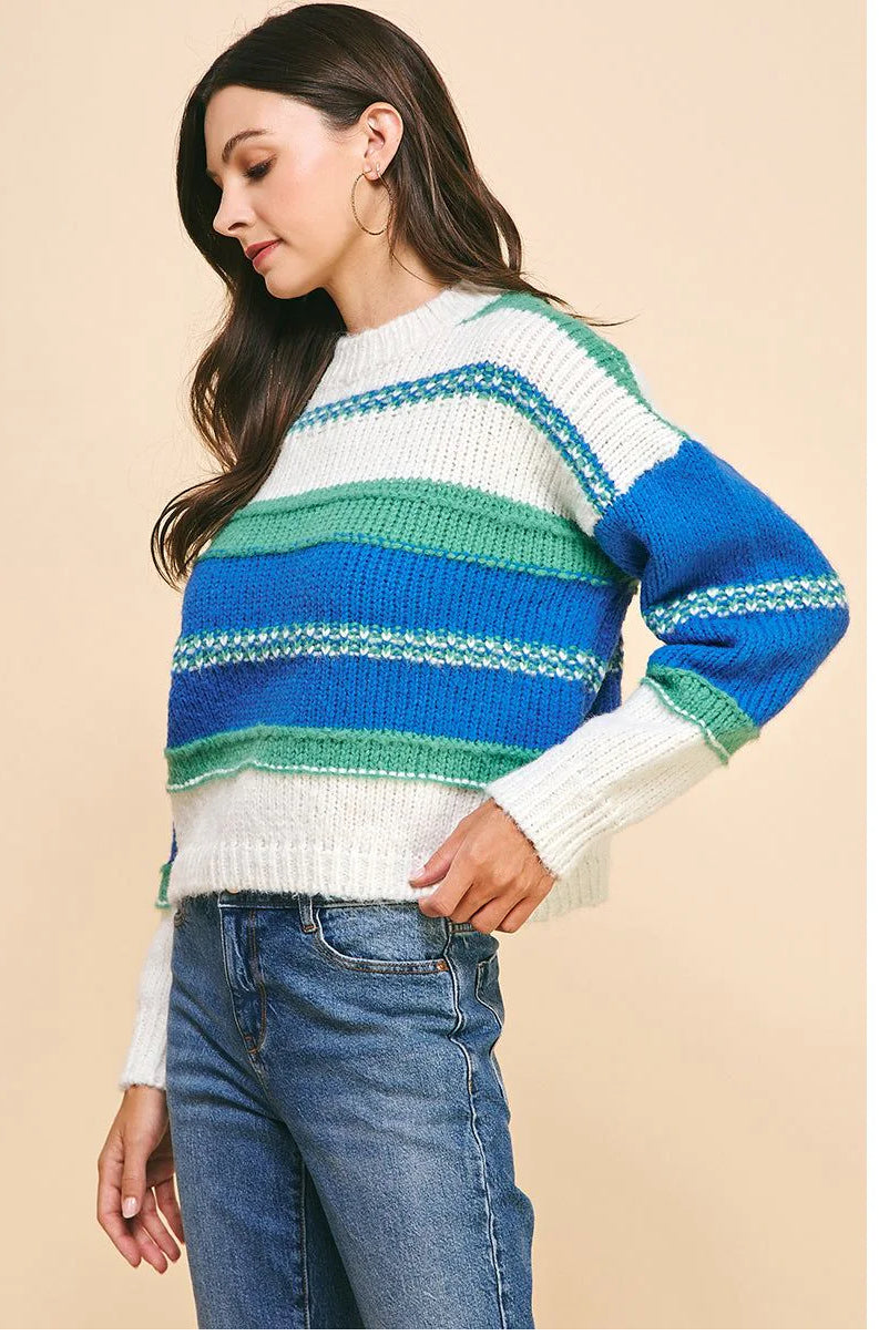 Pinch: Blue Stripe Sweater