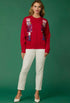 Red Sequin Nutcracker Sweater