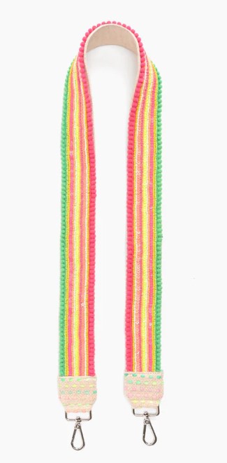 EMBELLISHED CROSSBODY STRAP - BRIGHT IS BEST
