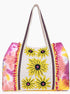 Sunflower Embellished Tote Bag 