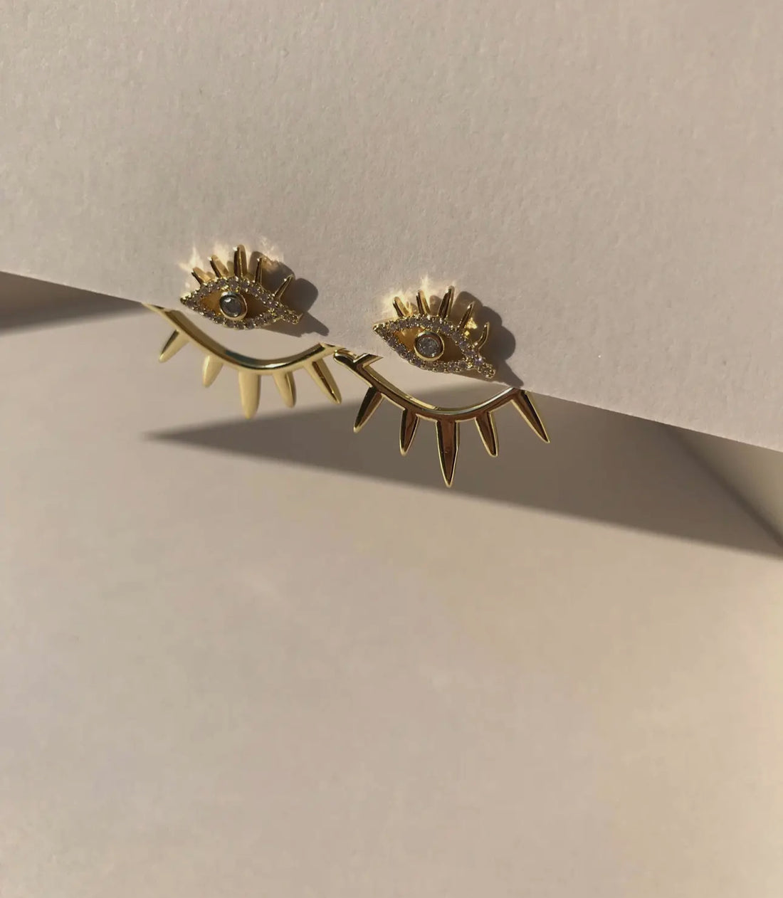  Two Piece Evil Eye Stud Earring Set
