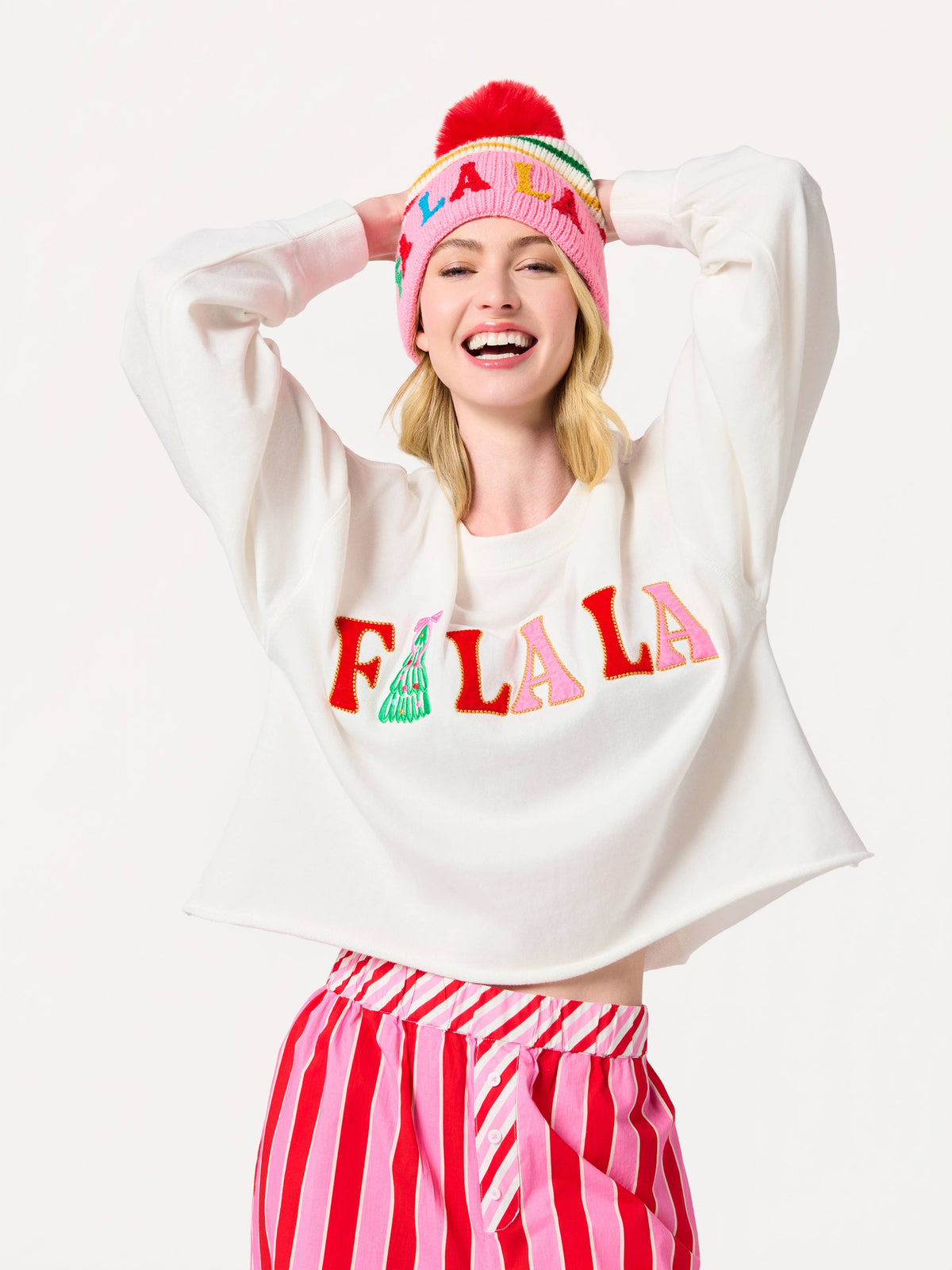Fa La La Lightweight Sweatshirt 🎄💕