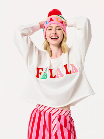 Fa La La Lightweight Sweatshirt 🎄💕