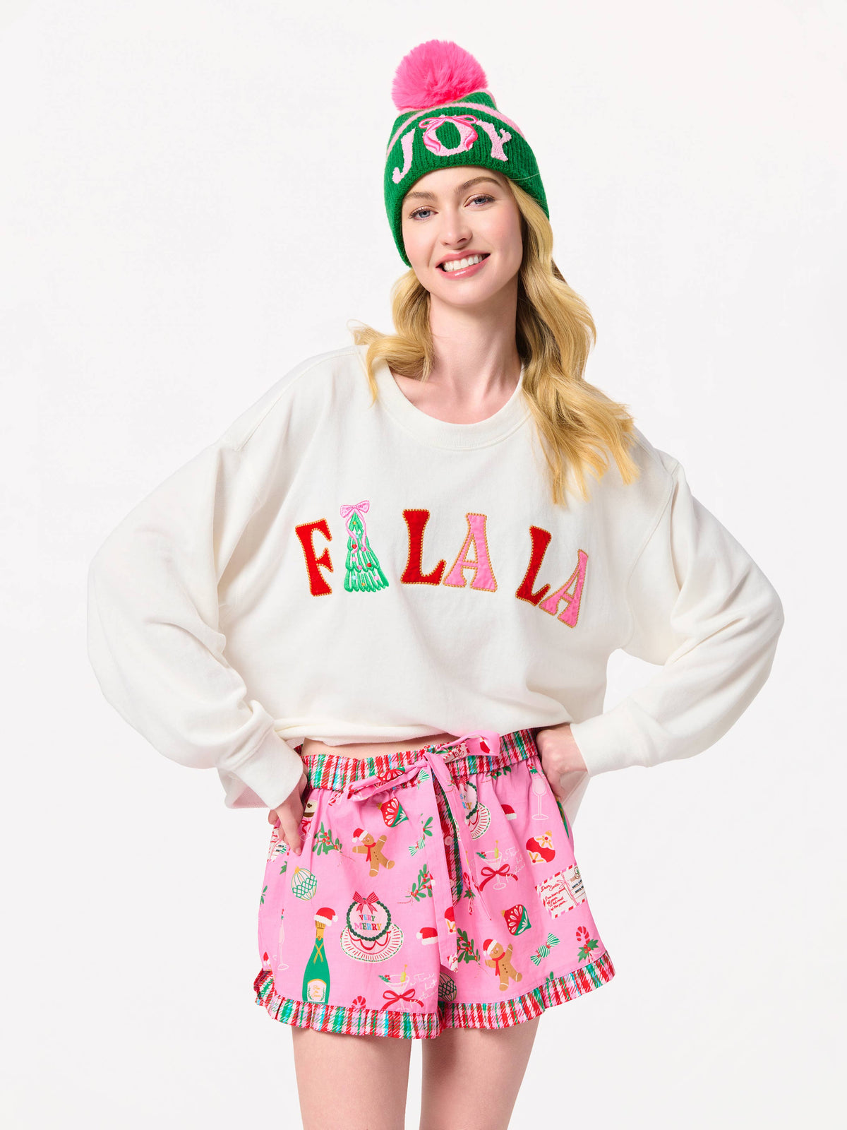 Fa La La Lightweight Sweatshirt 🎄💕