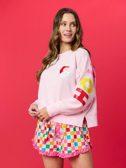 Christmas Confetti Ruffle Shorts