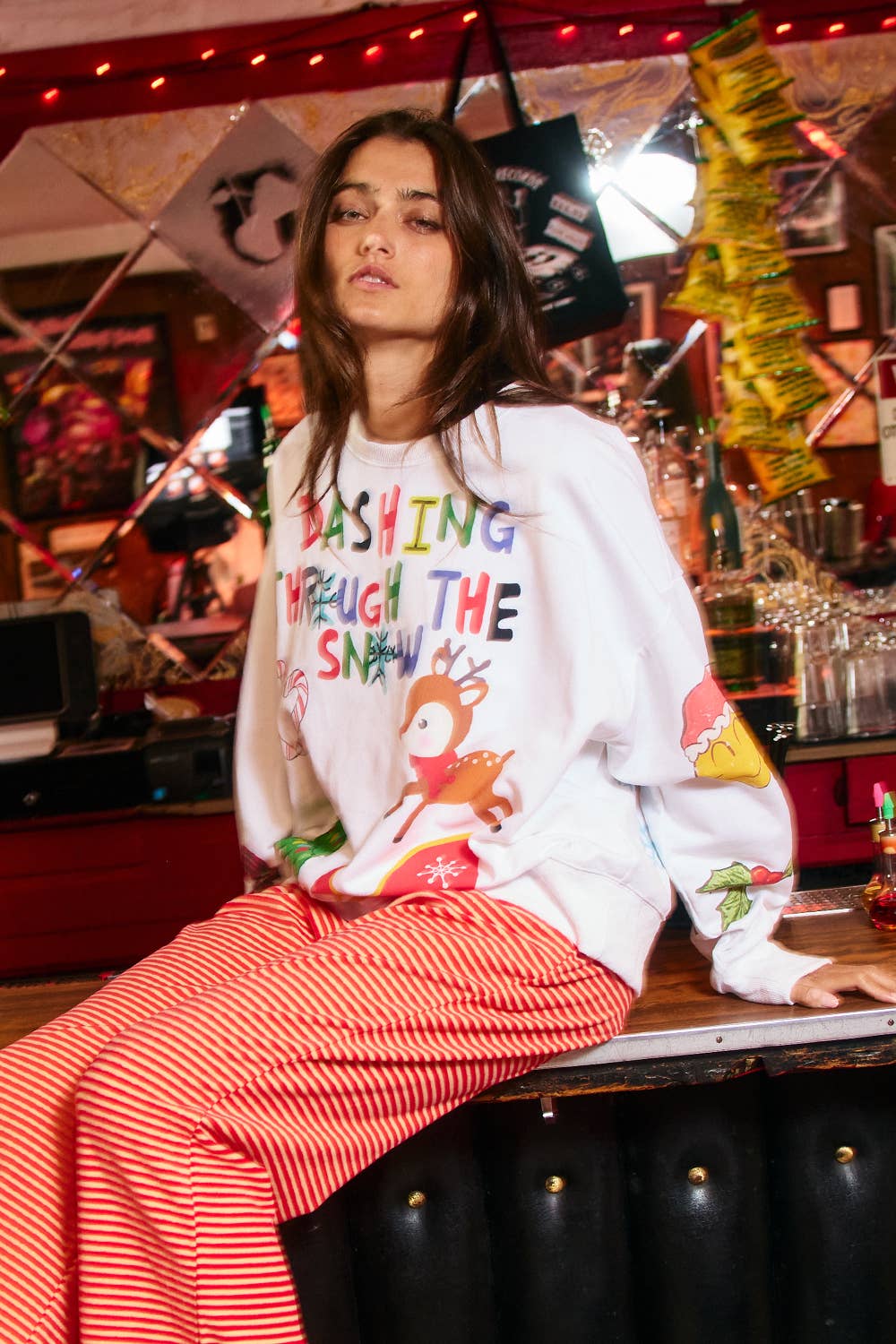 Dashing Through the Snow Sweatshirt ❄️🦌