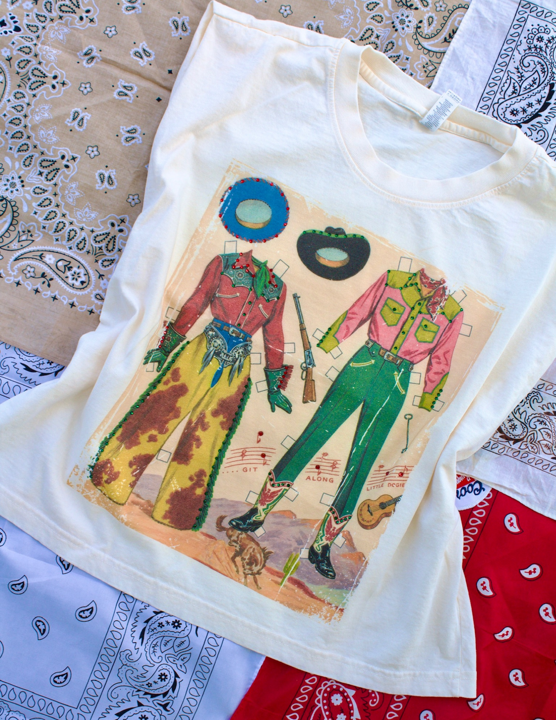 RODEO DRESS UP TEE | CREWNECK: LARGE / AMERICAN APPAREL MUSCLE TANK