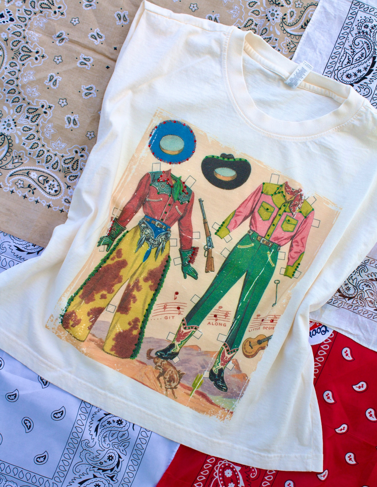 RODEO DRESS UP TEE | CREWNECK: LARGE / AMERICAN APPAREL MUSCLE TANK