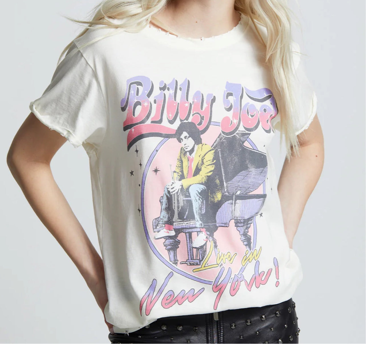 Billy Joel Live In New York Graphic Tee - Shirt
